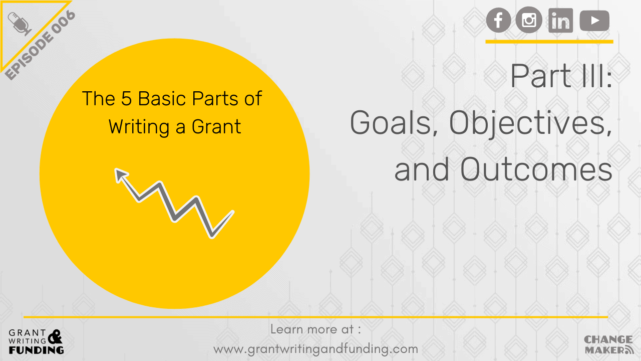23: Write Goals, Objectives, and Outcomes for Your Grant Proposal