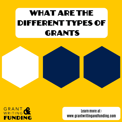 What are the different types of grants? Grant Writing & Funding