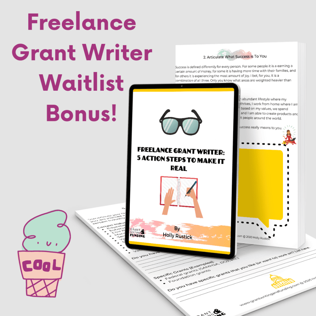 a freelance grant writer and help nonprofits win grants! Grant Writing & Funding