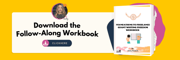 Freelance Grant Writer Workbook