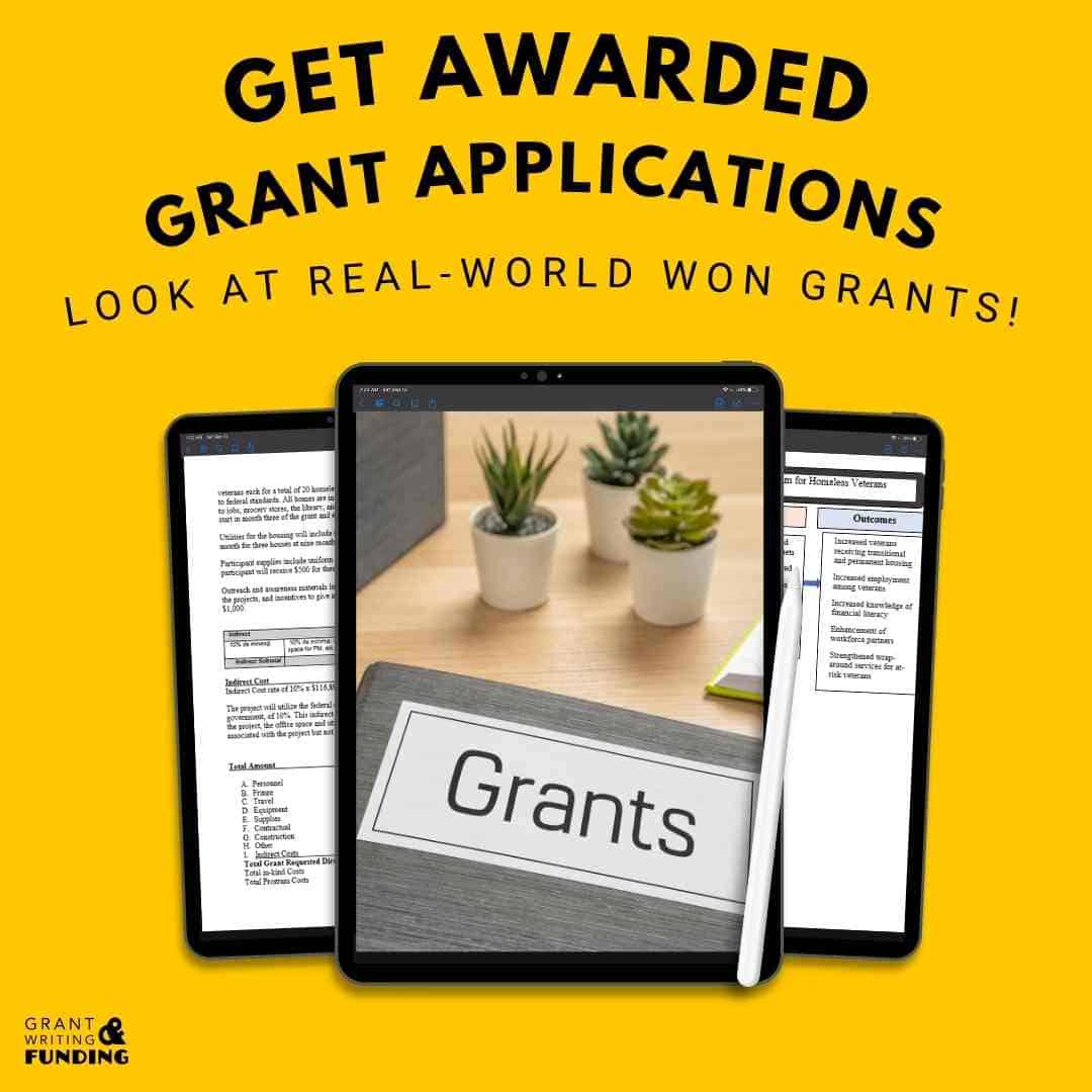 funded grant writing proposals