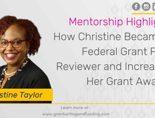 Mentorship Highlight: How Christine Became a Federal Grant Peer Reviewer and Increased her Grant Awards and Business