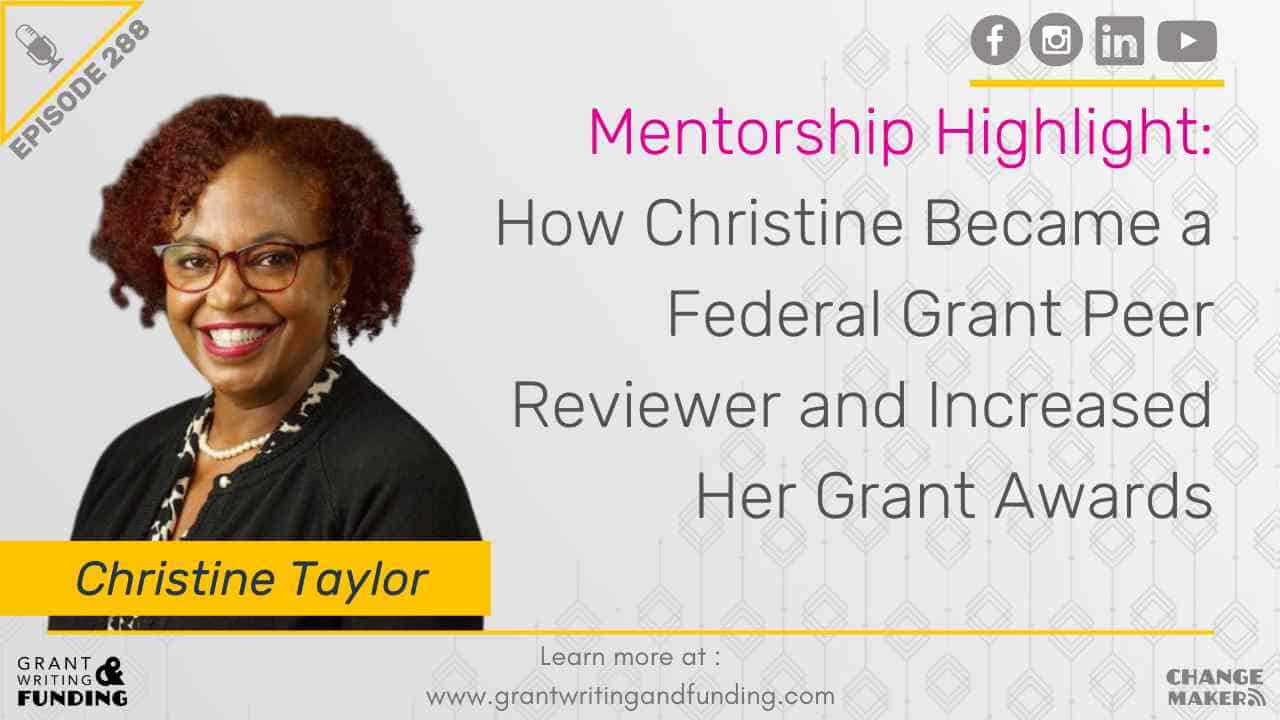 Christine Taylor federal grant reviewer