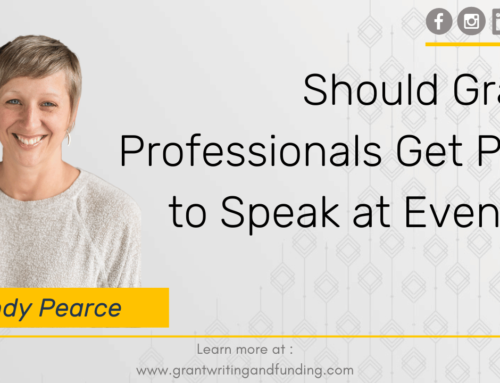 Should Grant Professionals Get Paid to Speak?