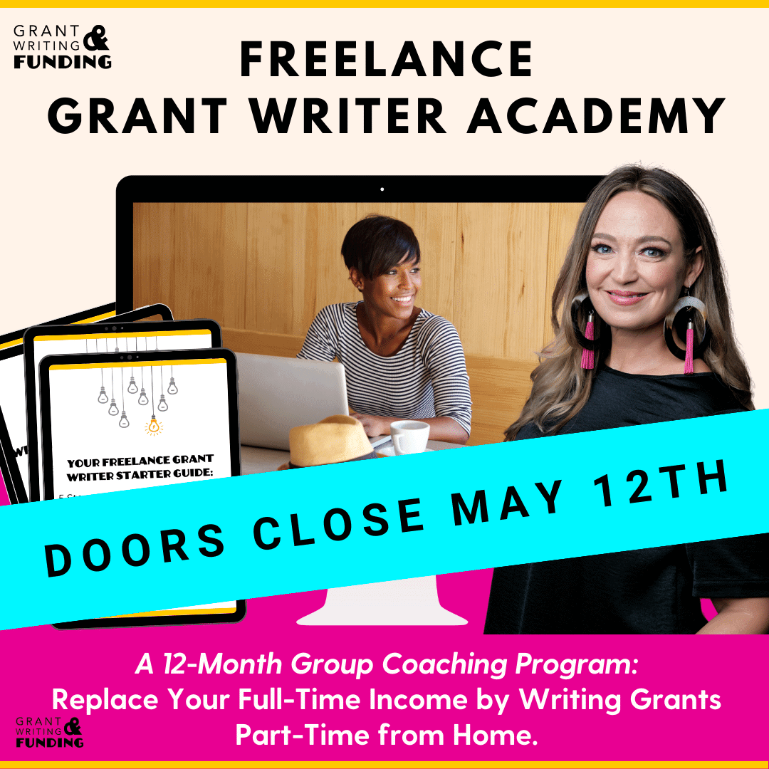 Get paid to write grants